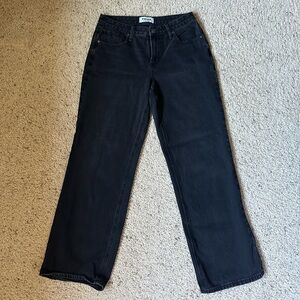 Low-Rise Straight Leg Jeans